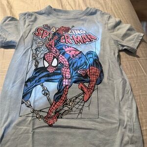 Marvel Spider-Man Kids Tee - Light Blue and Pink